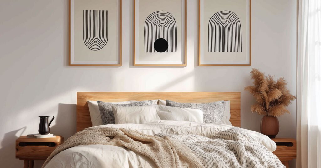 Decorative frames for the bedroom
