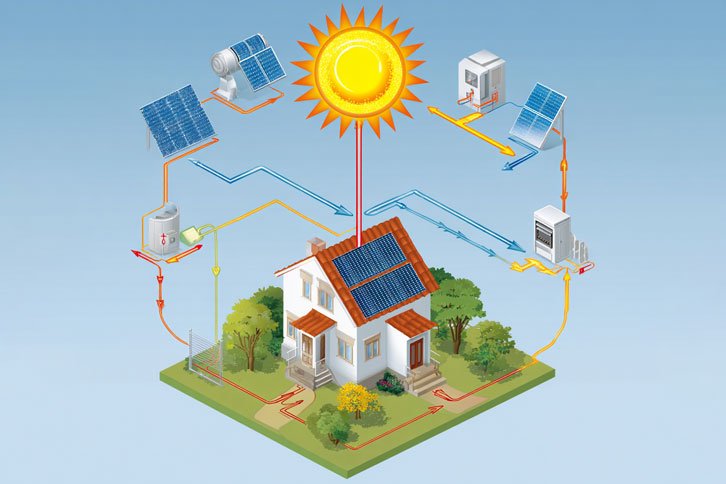 Simulador de economia com energia solar residencial