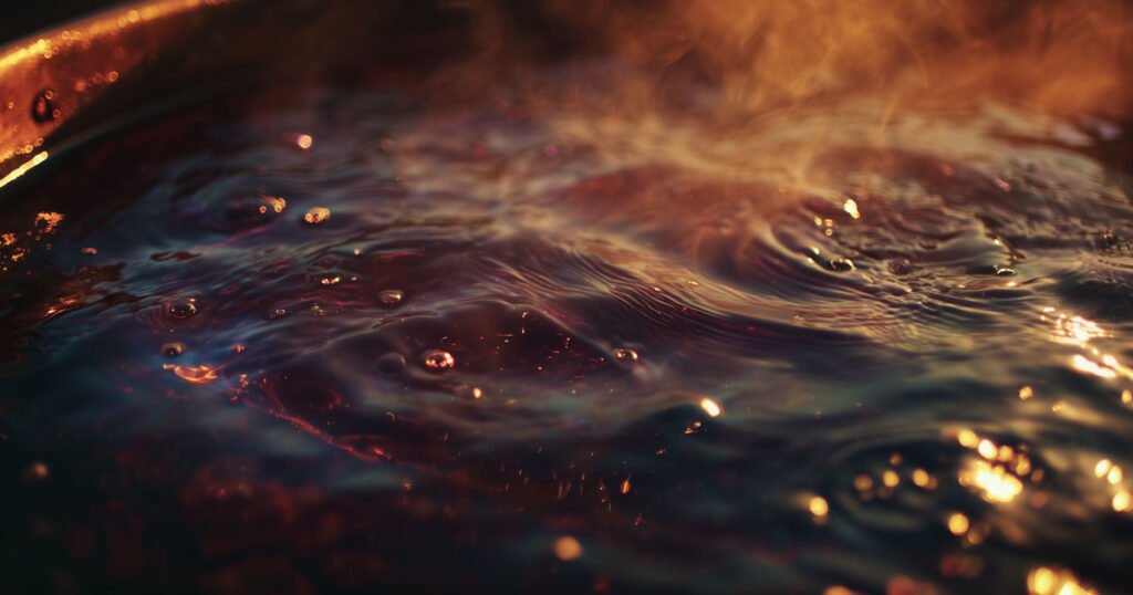 hot water
