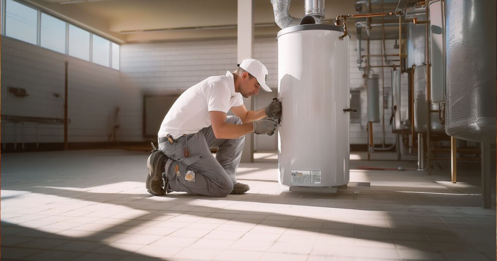 400-liter solar water heater