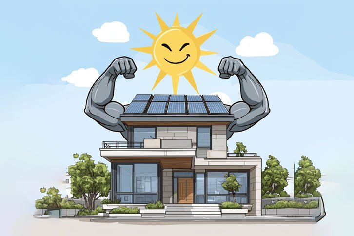 geração de energia solar residencial