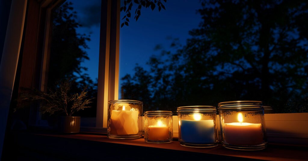 25 Maneiras Criativas de Reutilizar Potes de Velas Usados em Casa